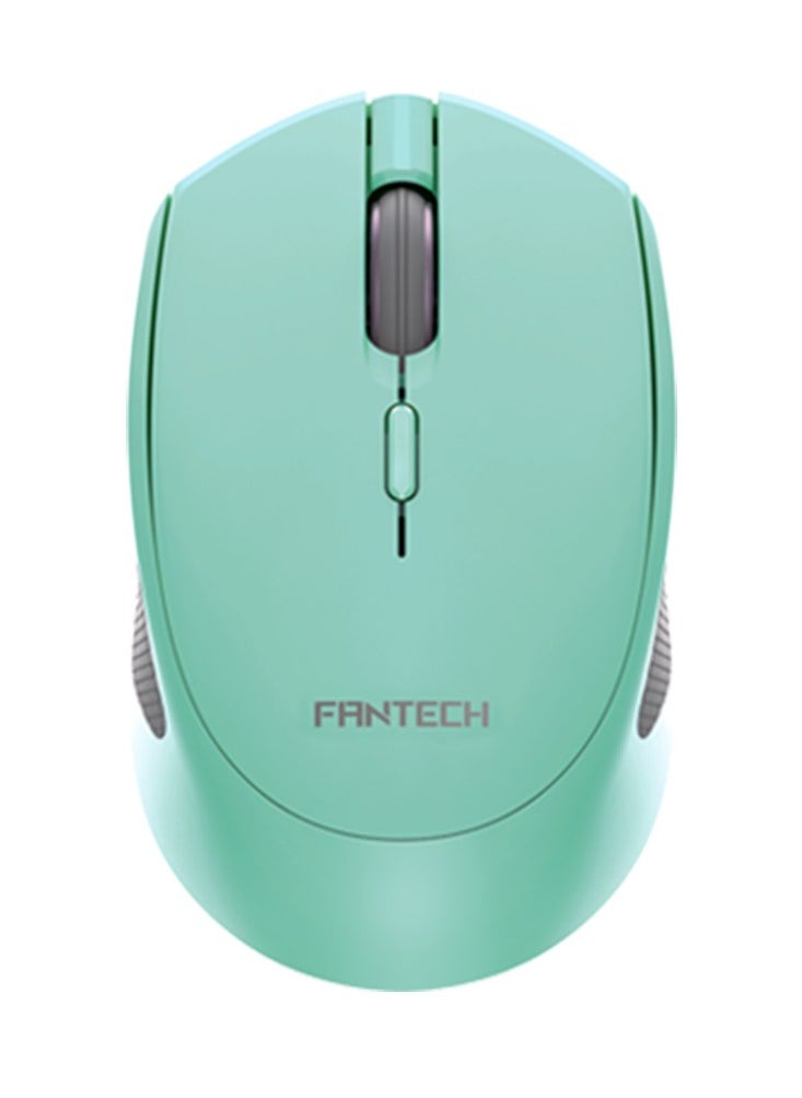 FANTECH W190 Silent Switch Ambidextrous Office Mint Mouse , Supports both Bluetooth & 2.4GHz wireless  - Image 1