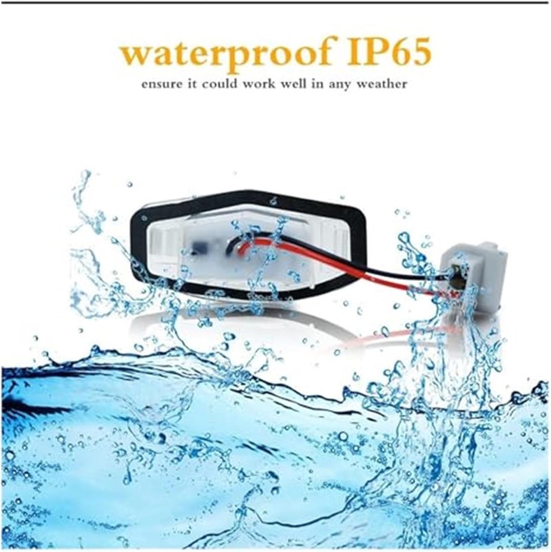 QASULER 2Pcs 6000K White License Plate Light - Image 5
