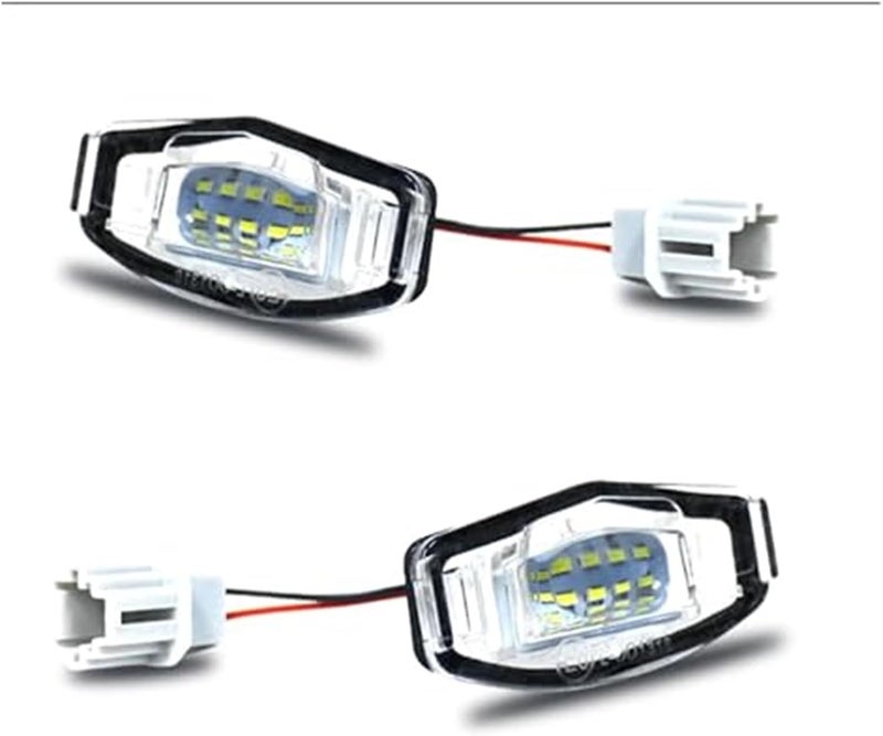 QASULER 2Pcs 6000K White License Plate Light - Image 1