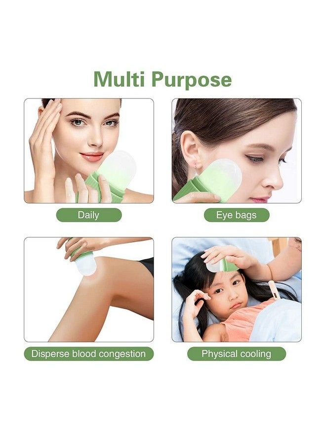 Jiya Enterprise - Ice Roller For Face And Eye Silicone Ice Face Roller Massage Face Ice Roller Skin Care Kit Enhance Your Natural Glow Reusable Facial Treatment To Remove Fine Lines Shrink Pores. - Image 1