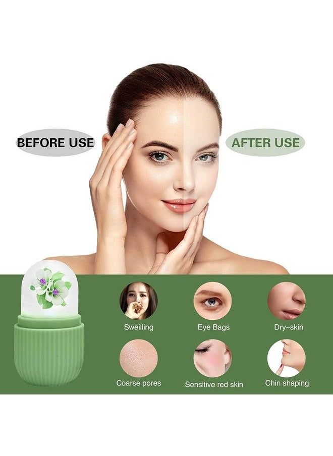 Jiya Enterprise - Ice Roller For Face And Eye Silicone Ice Face Roller Massage Face Ice Roller Skin Care Kit Enhance Your Natural Glow Reusable Facial Treatment To Remove Fine Lines Shrink Pores. - Image 1