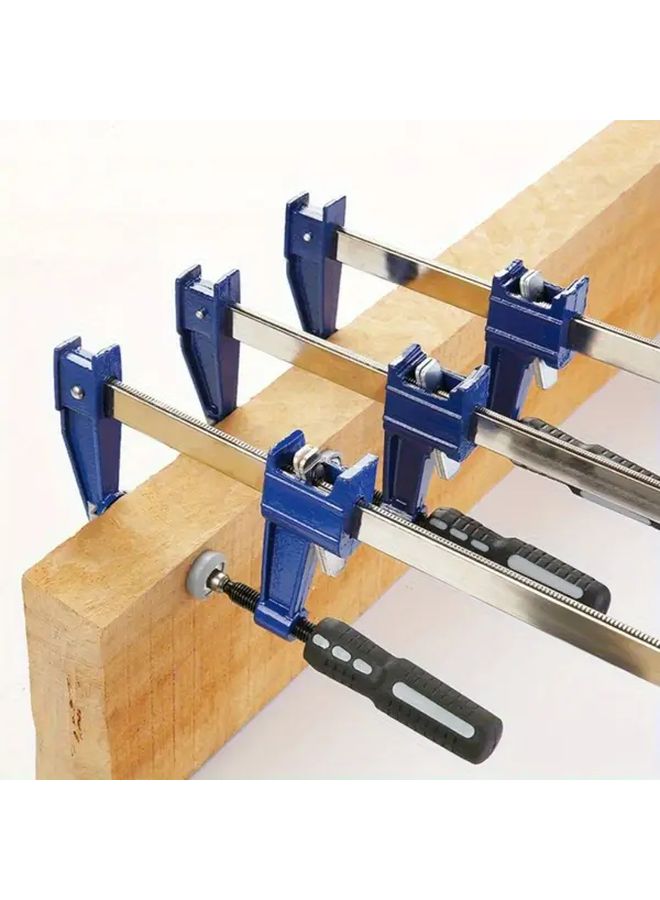 Blue Heavy Duty Quick Release F Clamp For Stone Fixing Woodworking - Image 1
