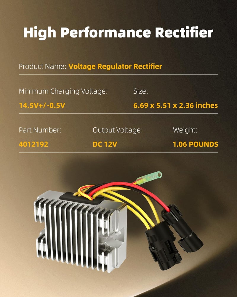 OCPTY Voltage Regulator Rectifier Fits Polaris Sportsman 500, Trail Blazer 330, Trail Boss 330 - Image 4