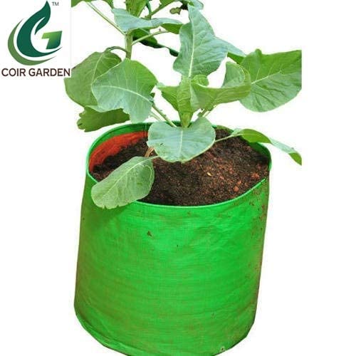 Coir garden Terrace Gardening HDPE Grow Bags for Vegetable Plants and Gardening (9" x 9" inches) (22x22cm)(Pack of 10) - Image 4