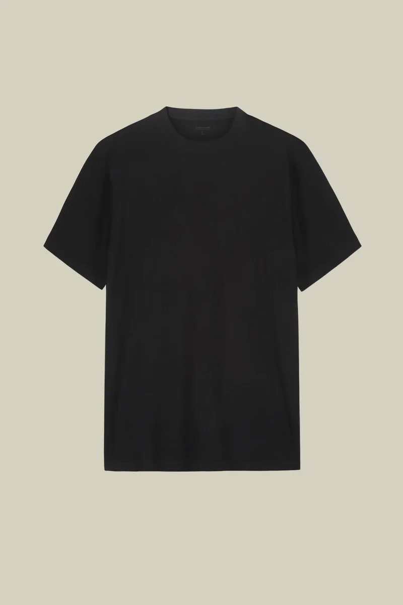 Doppelganger Black Men's short-sleeved T-shirt in 100% cotton jersey - Black for Men | Best Price UAE