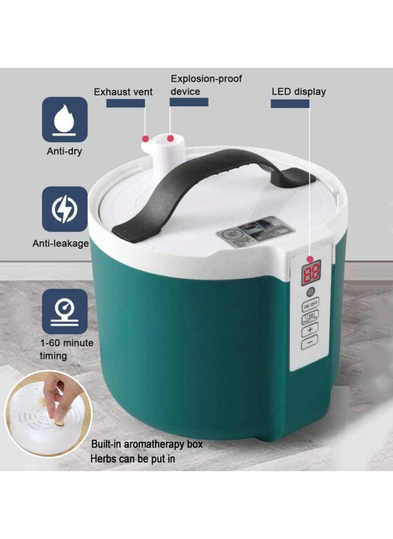 Generic - Portable Steam Sauna Home Spa Private Room Sauna Tent Folding Personal Sauna Bath Kit with Timer Remote Control 2L Steam Pot Carrying Bag for Detox Relaxation (Blue) - Image 1