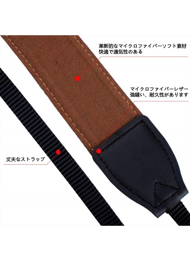 VKO - Camera Shoulder Strap, Neck Strap Compatible with Fujifilm X-T30 X-T4 X-T3 X-T20 X100F X100 X100S X100T X-T10 X-T2 X-A2 X-A3 X70 X30 XQ2 X-E2 X-E3 X-M1 X-Pro3 X-Pro2 Vintage Style - Image 1