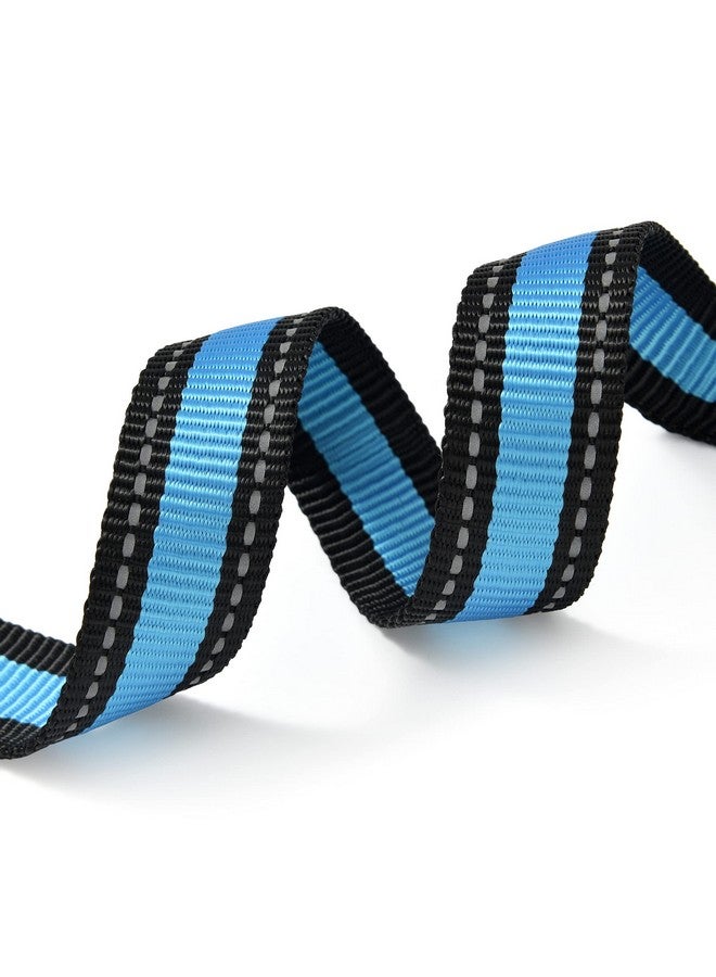 مايل هاي لايف طوق كلاب مايل هاي لايف | أطواق كلاب نايلون عاكسة | أطواق كلاب خفيفة الوزن | أطواق كلاب زرقاء للكلاب الكبيرة (أزرق، كبير) - Image 3