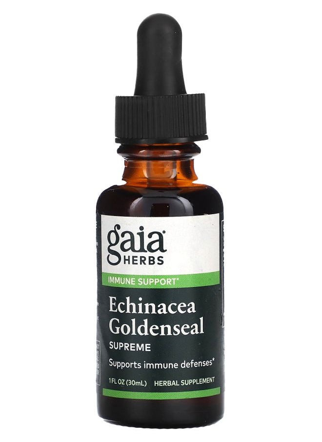Gaia Herbs Echinacea Goldenseal Supreme 1 fl oz (30 ml) 