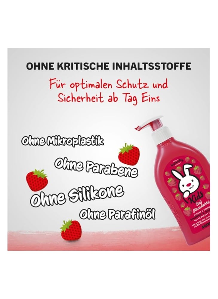 sanosan - Shampoo and Shower - 2IN1 Strawberry - 400 ml - Image 1