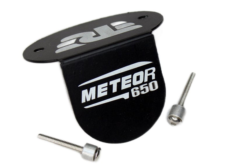 OBEROI'S TRADERS Combo of Super Meteor 650 Master Cylinder Guard, Front Oil Reservoir Cap & Rear Brake Oil Container Guard Accessories Combo (Pack of 3) (Black) - Image 4