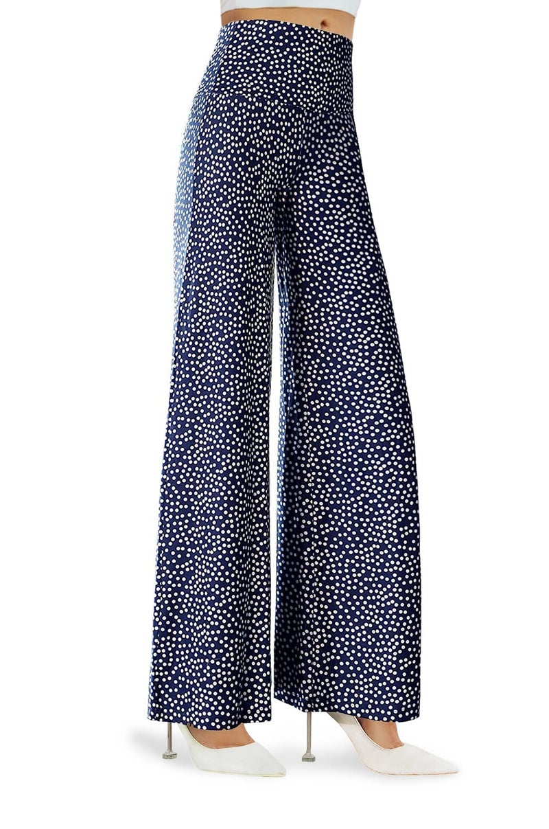 Arolina Women's Stretchy Wide Leg Palazzo Lounge Pants Casual Comfy High Waist Palazzo Pants - Image 1