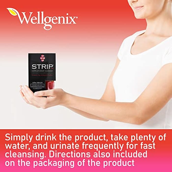 Wellgenix Strip Herbal Cleanse Detox Liquid - Whole Body Cleanser - Extra Strength Detoxifying Drink - Quick Flush Cleanse - 1 Oz Fruit Punch - Image 5