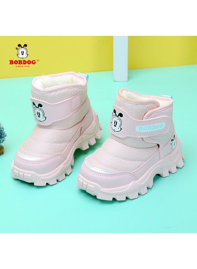 -14-19.2 Snow Boots: Winter Season: Inner Fabric For Children/long New Style, Warm For Winter