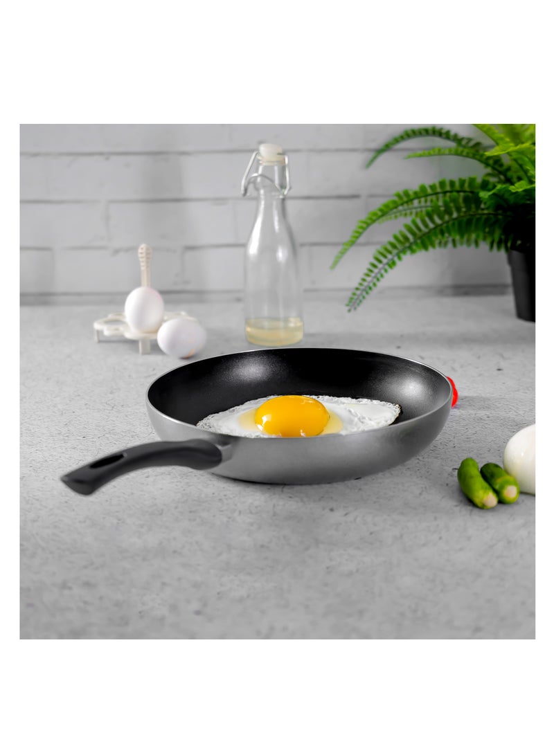 Royalford 22 CM Nonstick Frypan- RF12099| Strong Press Aluminum Body With Non-Stick Coating And Heat Resistant Bakelite Handle| Dot Induction Bottom, Compatible With Hot Plate, Halogen Multicolor - Image 4