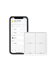 Broadlink Broadlink BLE Smart Button Scene Switch - Wireless Lamp Controller, Press Buttons to Activate Scenes, SC4B4  - Image 2