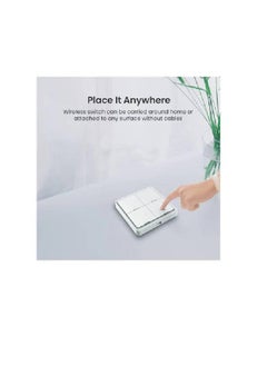 Broadlink Broadlink BLE Smart Button Scene Switch - Wireless Lamp Controller, Press Buttons to Activate Scenes, SC4B4  - Image 4