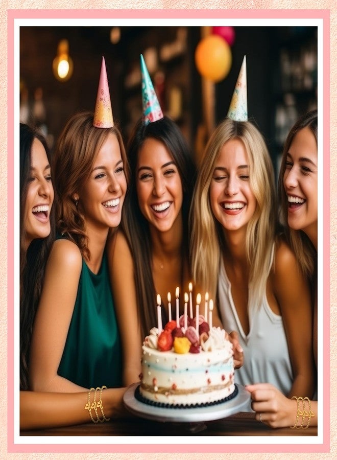 Landical مجموعة لانديكال من 24 سوارًا ذهبيًا على شكل فيونكة، هدايا عيد الميلاد، أساور مطاطية مزينة باللؤلؤ، أساور قابلة للتكديس، مجوهرات عصرية للنساء (فيونكة ذهبية، لؤلؤ ذهبي). - Image 4