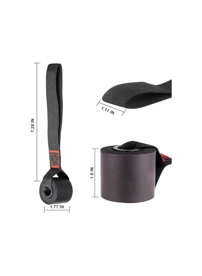 S-TOP Resistance Bands Door Anchor, Heavy Duty Workout Door Strap Attachment, Door Jamb Anchor, Universal Door Anchor for Resistance Training Bands, Perfect for Home Gym - Image 4