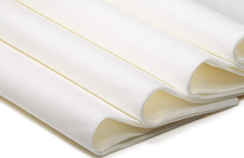 OCCASIONS FINEST PLASTIC TABLEWARE OCCASIONS 640 Piece Disposable Dinnerware Set for 80 Guests, Elegant Plastic Plates, Gold Silverware, Cups, Linen-Like Napkins, Fancy Party Plates for Wedding, Birthday, Holiday, Verona Plain Ivory - Image 5