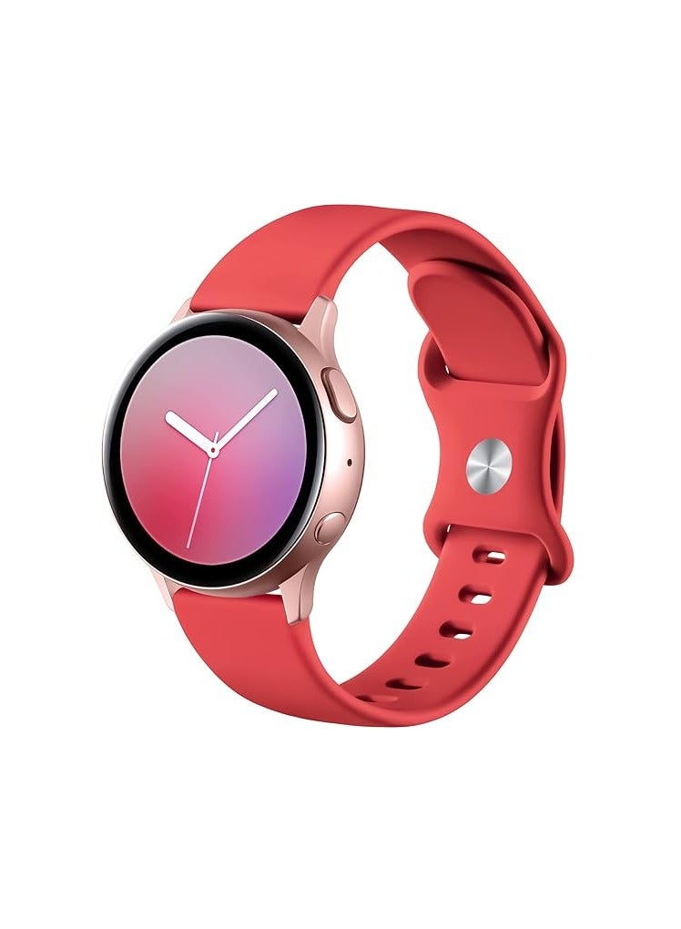 Strap Silicone Band 20MM For Samsung Gear Sport/ Samung Watch 4/Watch 5 /Watch 5 Pro /S2 classic/active 2 40mm 44mm/Amazfit GTS 3/ GTS 4/4 Mini/Bip 3/Pro/GTS 2 mini/GTS 2e/Bip U/U Pro - Image 1