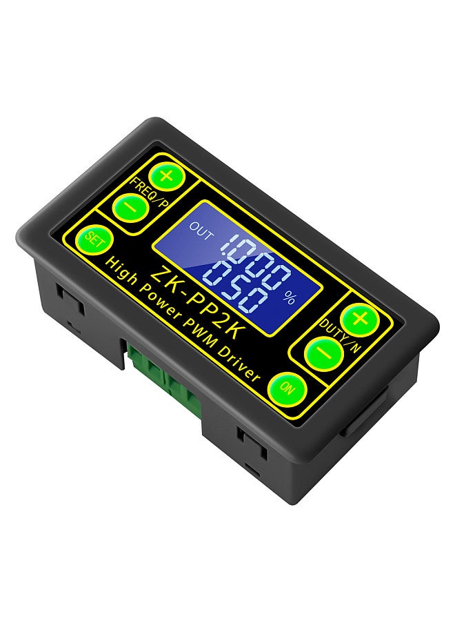 ZK-PP2K Signal Generator PWM Pulse Generator LED Stepper Motor Solenoid Valves Driver Delay with Time Pulse Width Frequency Duty Cycle Adjustment Functions