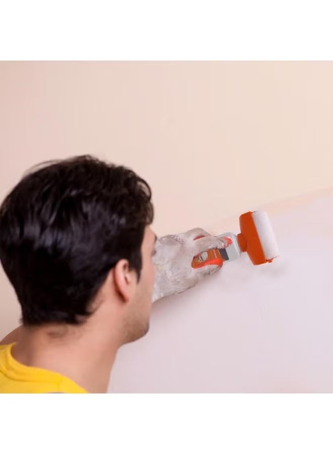 Shine Wall Repair Roller Paint – Portable Household Touch-Up Tool with Rolling Brush, Water-Based White Latex, Easy DIY Renovation, Odorless - Image 5