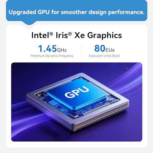 Beelink EQi13 Pro Mini PC, Intel Core i5 13500H (up to 4.7GHz) 12C/16T, Mini Computer 32GB DDR4 3200MHz 500G PCIe4.0 SSD, Desktop Computer Built-in PSU/Dual Display/4K 60Hz/WiFi6/BT5.2/HTPC/Home - Image 4
