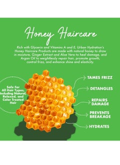 Urban Hydration Urban Hydration Honey Health and Repair Daily Hair Moisturizer and Detangler Duo Pack | Sulfate, Paraben Free, Detangles, Prevents Breakage, Tames Frizz, and Repairs Damage for Smooth and Shiny Hair  - Image 2