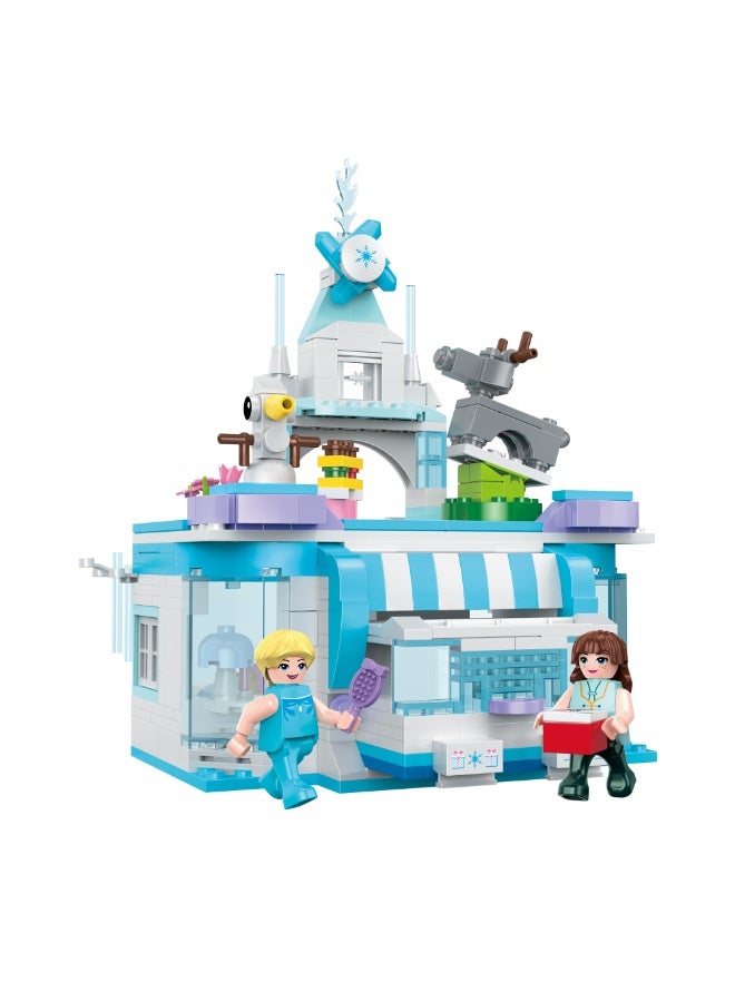 كوجو مجموعة بناء بيت الموضة – 4 في 1 للبنات | 648 قطعة - Image 5