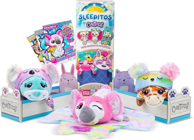 Basic Fun Safe approved storage space Cutetitos Sleepitos Collectible Plush - Snuggly Surprise Stuffed Animals - Collect All 10! Which Will You Get? Dust proof - Image 1