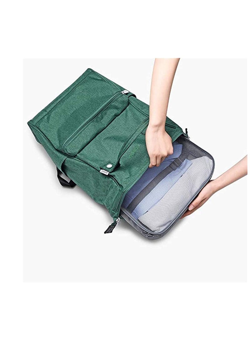 تفاصيل التعبئة والتغليف : 7 قطعة السفر الأمتعة منظم حزمة حقيبة مستحضرات التجميل ( رمادي ) - Image 5