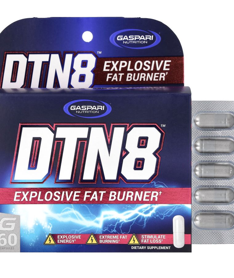 Gaspari Nutrition DTN8 Explosive Fat Burner 60 Capsules