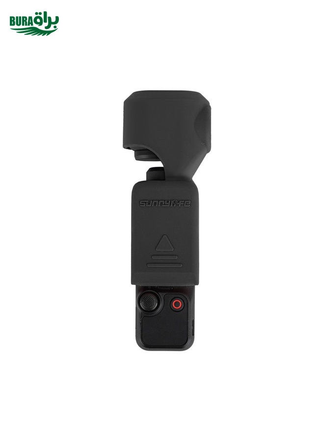 BURAQ For DJI Osmo Pocket 3 Sunnylife OP3-BHT746 Silicone Protective Case(Black)  - Image 1