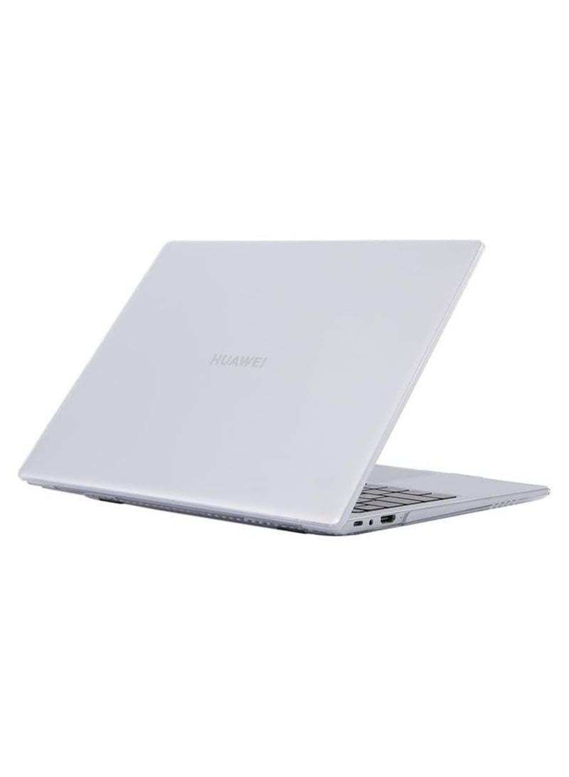 غطاء لاب توب لـ Huawei MateBook 14 14 بوصة 2024 - غطاء واقي صلب من البولي كربونات شفاف وصقيل