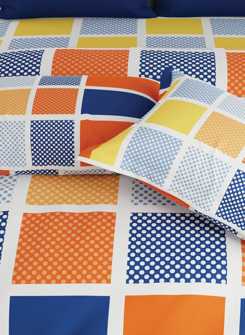 UNITED COLORS OF BENETTON United colors of Benetton Rainbow 210 TC Fitted sheet with 2 pillow covers