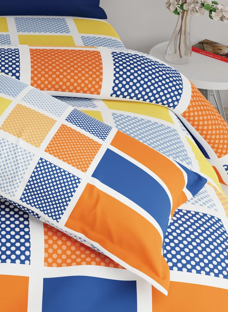 UNITED COLORS OF BENETTON United colors of Benetton Rainbow 210 TC Fitted sheet with 2 pillow covers