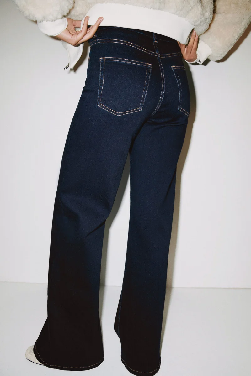 H&M Wide High Jeans