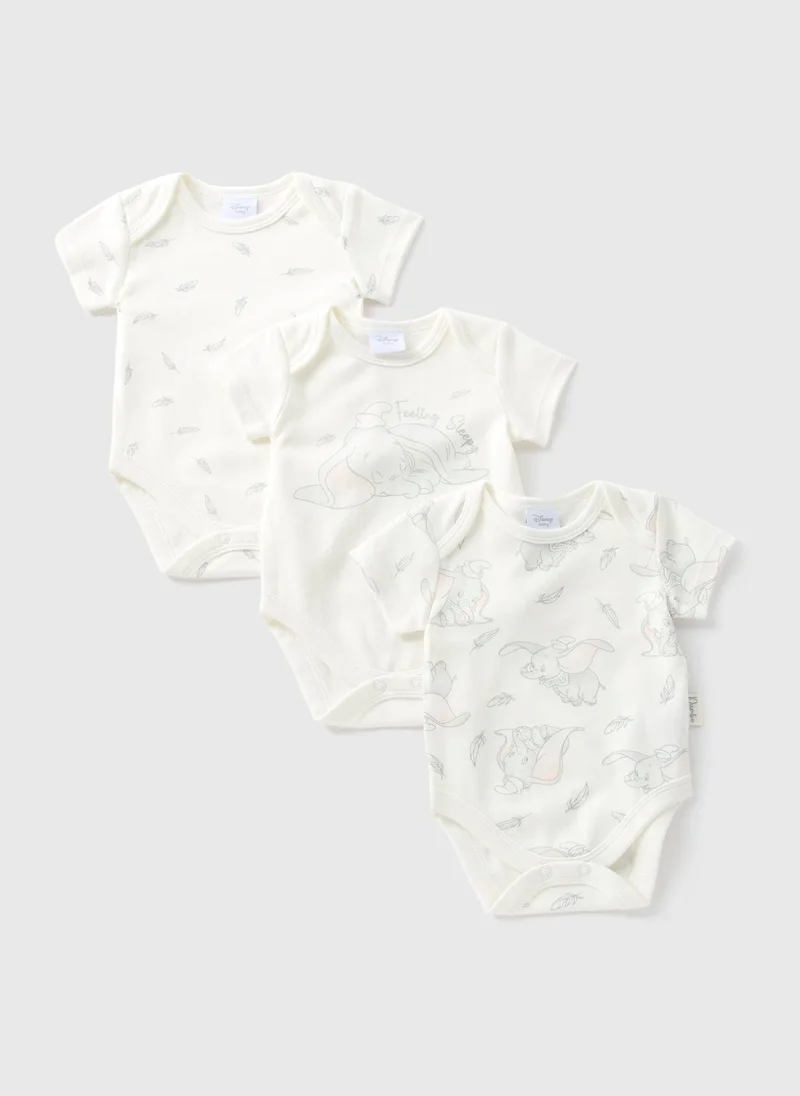 ماتلان Disney 3 Pack Dumbo Bodysuits