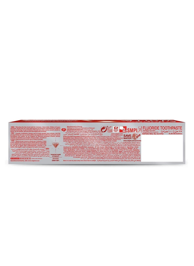 Colgate - Colgate Optic White Sparkling White Whitening Toothpaste 75 ml Pack of 2 - Image 1