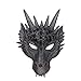 Himine Cosplay Mask Dragons Head Mask for Festival Party Halloween Black - Image 2