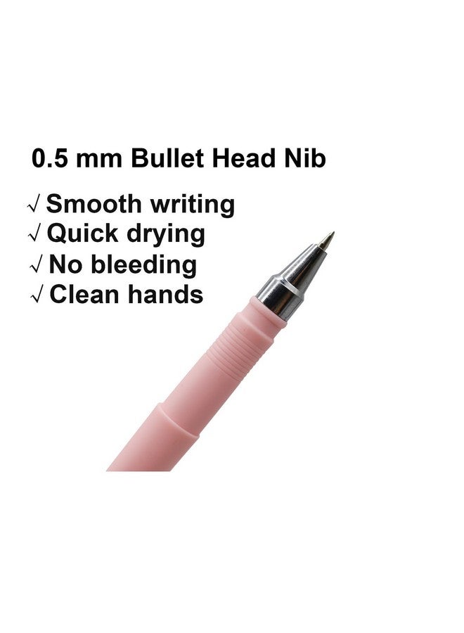 Maydahui Maydahui 10 Pcs Mini Small Pens Portable Short Pocket Pens Small Fat Pen Tiny Pens Black Ink for Wallet Notebook Shcool Office Supplies  - Image 3