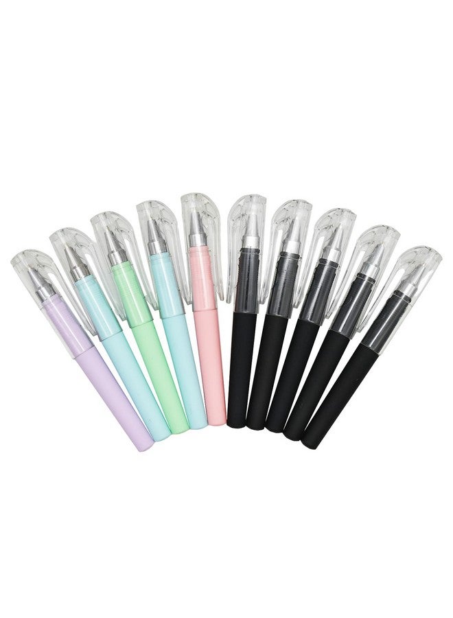 Maydahui Maydahui 10 Pcs Mini Small Pens Portable Short Pocket Pens Small Fat Pen Tiny Pens Black Ink for Wallet Notebook Shcool Office Supplies  - Image 5