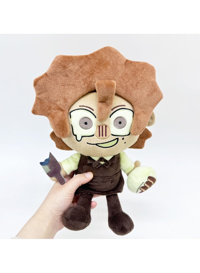 عام دمية Rody Dead Plate القطنية البنية الكبيرة الرأس، طقم العاب جانبية للدمى، لعبة لينة للعناق، هدايا عيد ميلاد وعطلات للأطفال - Image 4