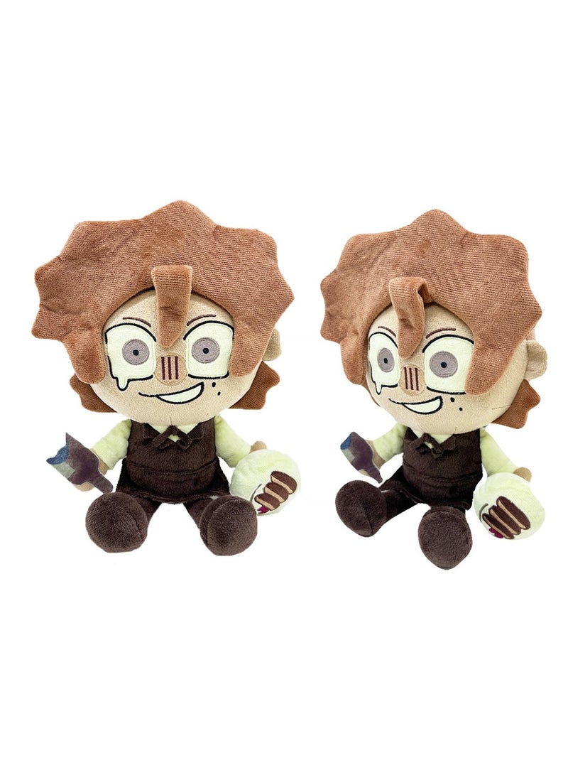 عام دمية Rody Dead Plate القطنية البنية الكبيرة الرأس، طقم العاب جانبية للدمى، لعبة لينة للعناق، هدايا عيد ميلاد وعطلات للأطفال - Image 3