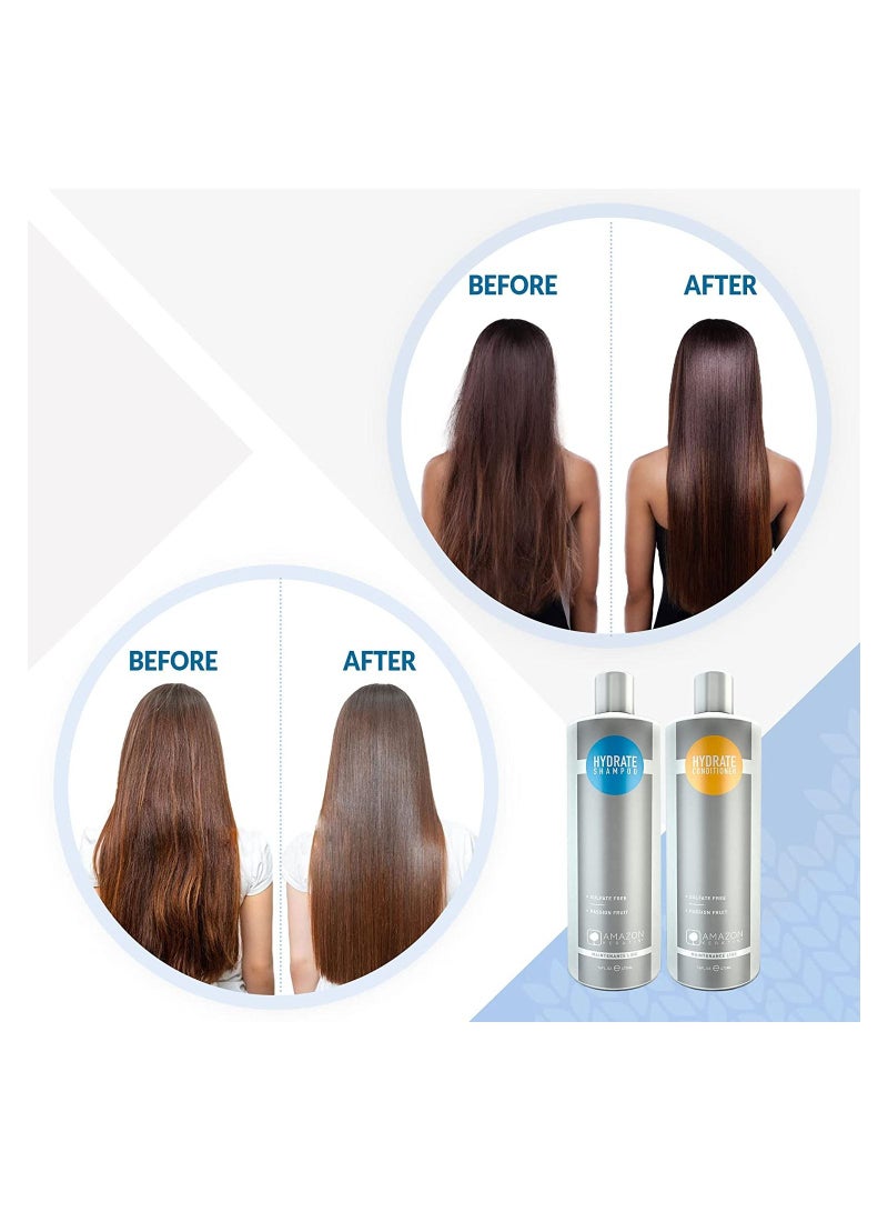 Amazon Keratin Hydrate Shampoo And Conditioner 946ml - Image 3