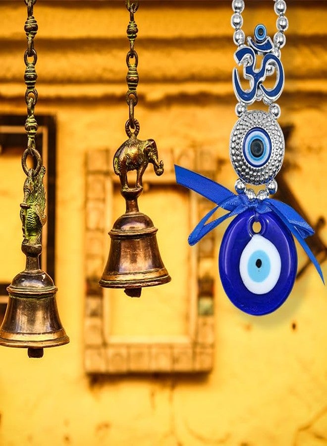 PACKNBUY OM Turkish Evil Eye Nazar Battu Hanging for Home Entrance Main Door Good Luck Vastu Feng Shui Decor OM Protection Charm Positive Energy Spiritual Wall Hanging for Office Shop Car - Image 5