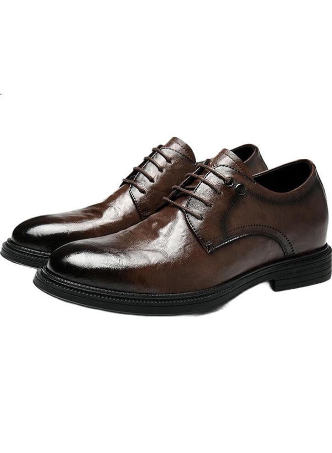 Hla Men'S Height Increasing Derby Shoes Brown Haapxm4Dao286 - Image 1