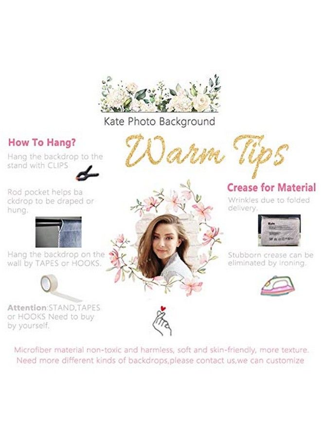 Kate 5X7Ft(1.5Mx2.2M) Vintage Rusty Backdrops Microfiber Green Paint Abstract Photo Backdrop Retro Portrait Background - Image 5