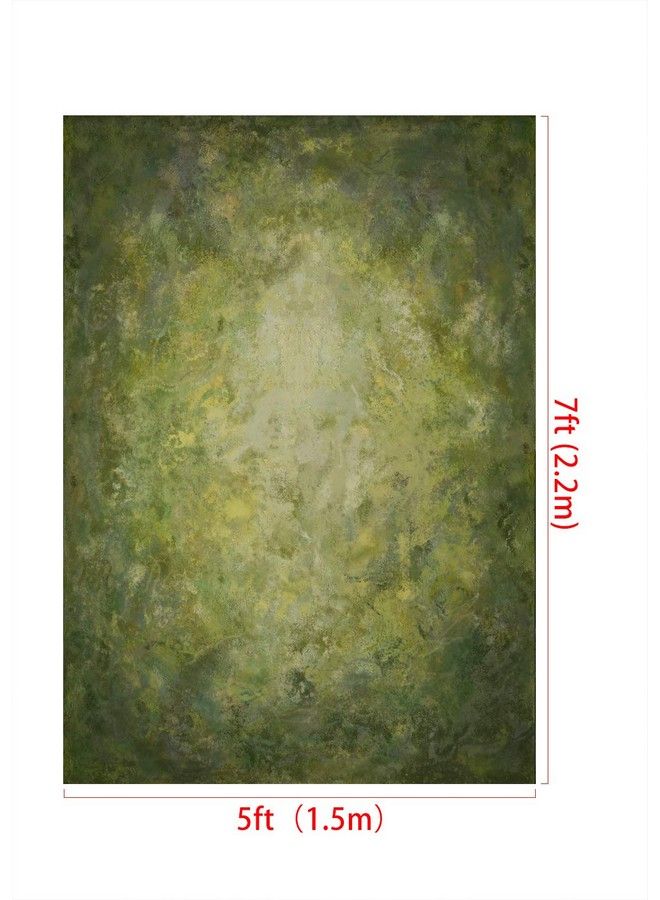 Kate 5X7Ft(1.5Mx2.2M) Vintage Rusty Backdrops Microfiber Green Paint Abstract Photo Backdrop Retro Portrait Background - Image 3